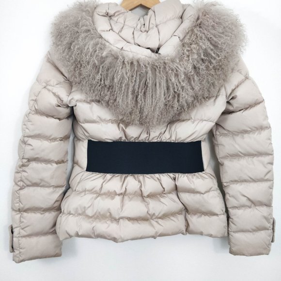 Moncler Cintrat Fur-Trimmed Hooded Puffer Coat - Picture 7 of 16